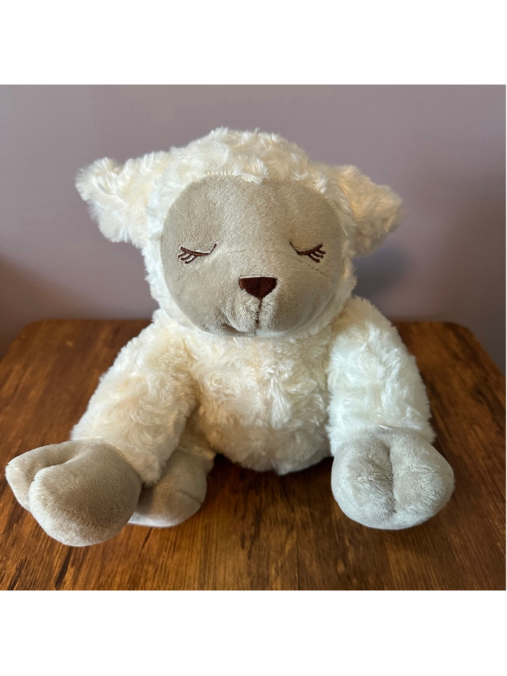 SwaddleMe Lamb Sound Machine Plush White Sheep Stuffed Animal WORKING